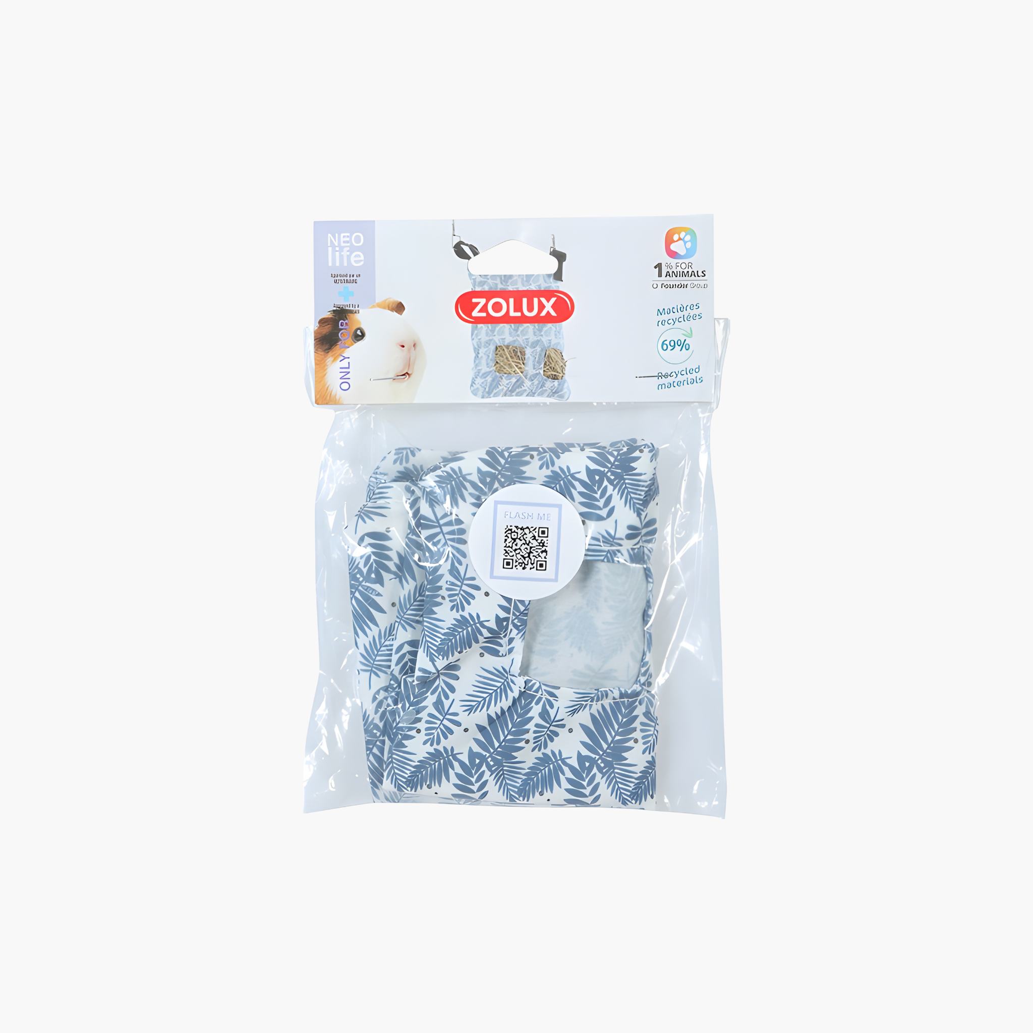 Zolux Neolife Hooizak Cavia Blauw - Pet Global Shop