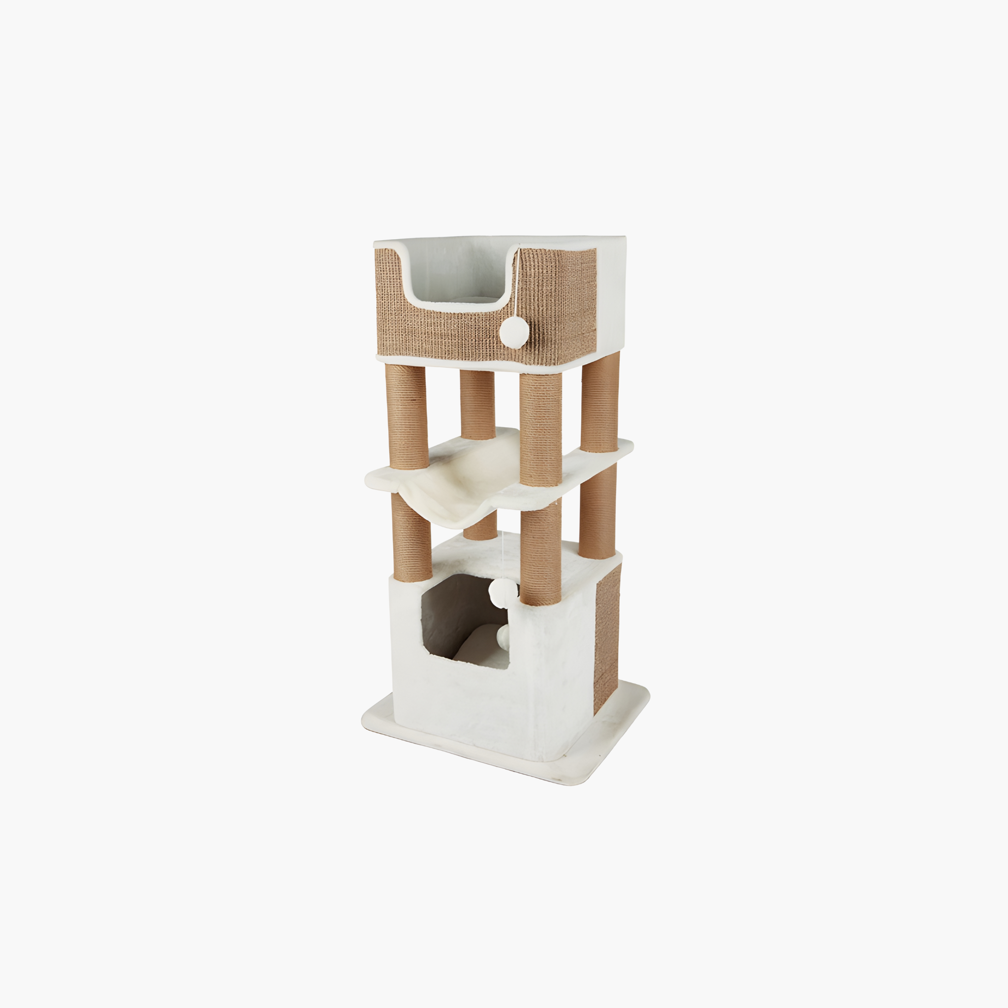 Trixie Krabpaal Lucano Wit / Taupe - Pet Global Shop