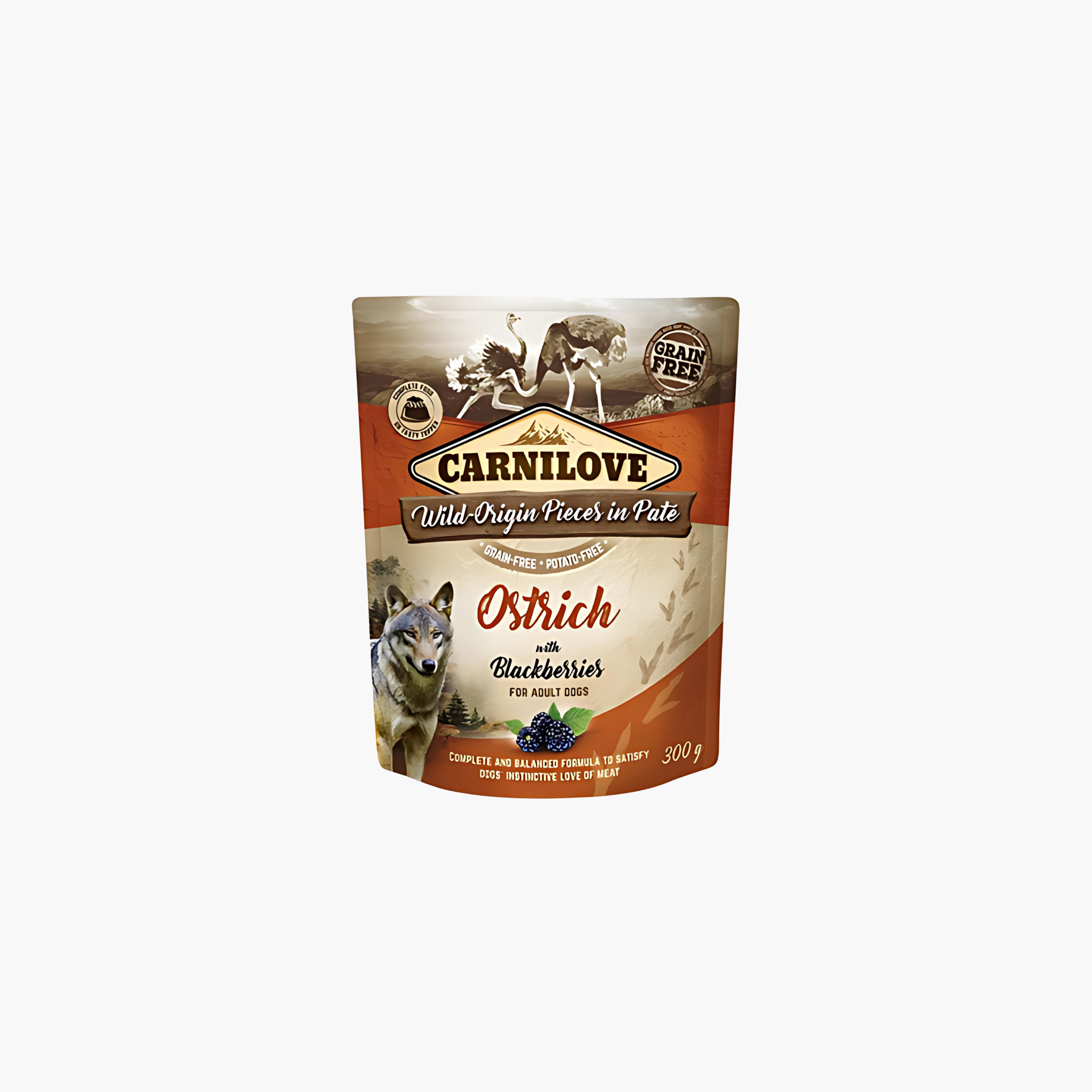 Carnilove Dog Pouch Struisvogel / Bramen - Pet Global Shop