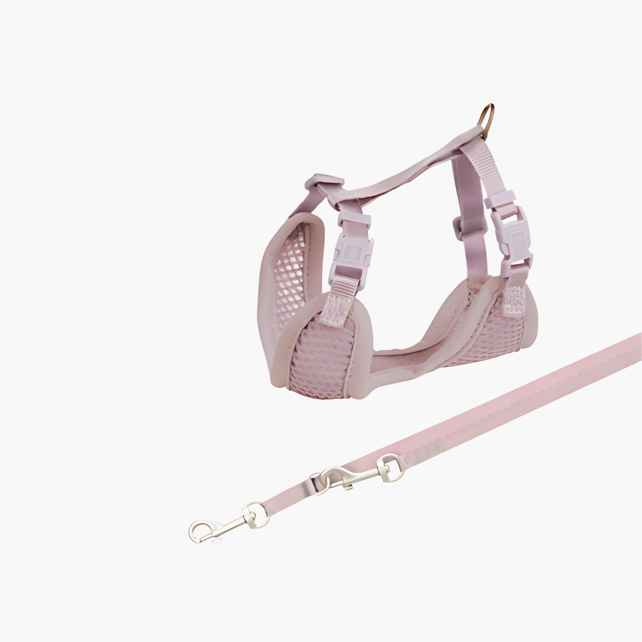 Trixie Junior Puppytuig Soft Met Riem voor honden in lila - verstelbaar en comfortabel hondentuig